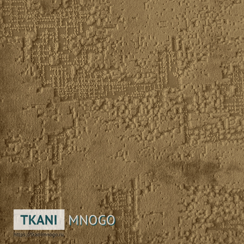 Фото ткани велюра “6” (узор бежевый)