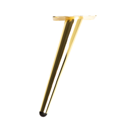 Опора - М011 Н300 золото - ножка для дивана, для кровати, для кресла
 - Ножки металлические