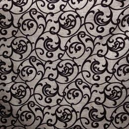 Рогожка С флоком - 282-139 (MS25-9) коричневый - Обивочная ткань С флоком
