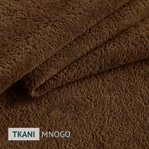 Фото материала велюра “9” (однотонный коричневый)