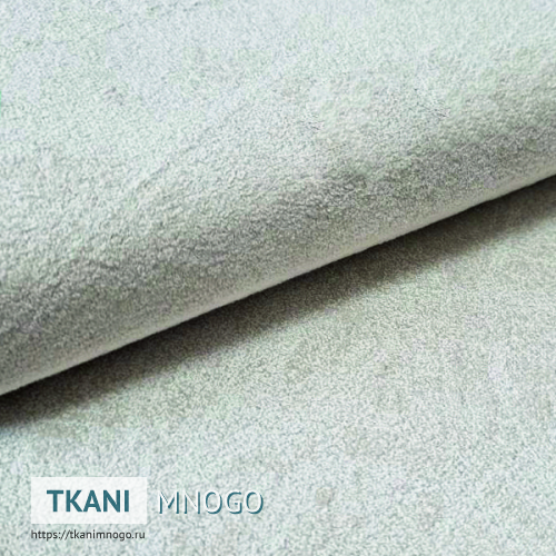 Фото материала 2(арт.) - бежевый однотонный. Производитель Китай. Замша - внешний вид.